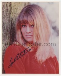 4j1235 JULIE CHRISTIE signed color 8x10 REPRO photo 1980s great close portrait of the sexy star!