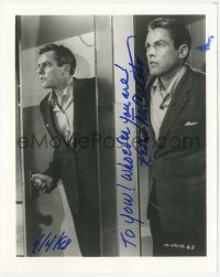 4j1245 KEVIN MCCARTHY signed 8x10 REPRO photo 1998 c/u by mirror in Invasion of the Body Snatchers!