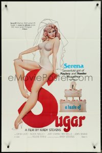 4j1175 TASTE OF SUGAR 25x38 1sh 1978 great art of sexiest Serena in see-through wedding gown!