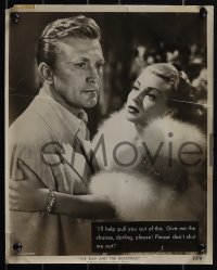 4j0612 BAD & THE BEAUTIFUL 3 from 11x13.75 to 11x14 stills 1953 Kirk Douglas & sexy Lana Turner!