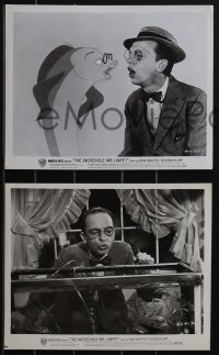 4j1409 INCREDIBLE MR. LIMPET 3 8x10 stills 1964 great images of wacky Don Knotts and cartoon fish!