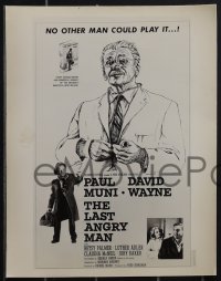 4j1319 LAST ANGRY MAN 32 8x10 stills 1959 Paul Muni is a dedicated doctor from the slums, Lassen art!