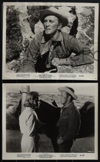 4j1326 LONELY ARE THE BRAVE 25 8x10 stills 1962 great portraits of scruffy cowboy Kirk Douglas!