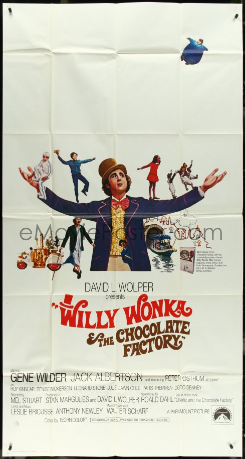 eMoviePoster.com Image For: 4j0351 WILLY WONKA & THE CHOCOLATE FACTORY ...