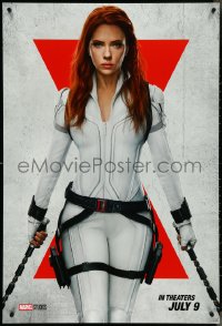 4k0724 BLACK WIDOW teaser DS 1sh 2021 Scarlet Johansson as Natasha Romanoff, Marvel superhero!