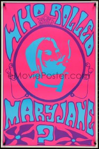 4k0342 WHO ROLLED MARY JANE 23x35 commercial poster 1969 Zig-Zag, psychedelic artwork by Bill Olive!