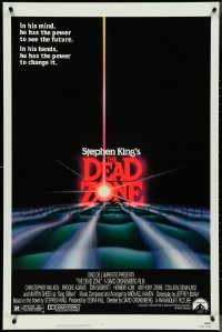 4k0757 DEAD ZONE 1sh 1983 David Cronenberg, Stephen King, he has the power to see the future!