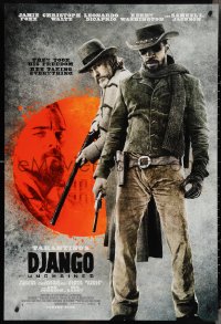 4k0765 DJANGO UNCHAINED int'l advance DS 1sh 2012 Jamie Foxx, Christoph Waltz, Leonardo DiCaprio!