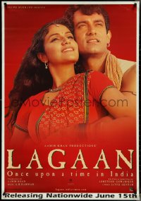 4k0830 LAGAAN foreign 1sh 2002 Ashutosh Gowariker, Aamir Khan, cricket!