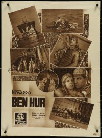 4k0418 BEN-HUR French 22x30 1927 Ramon Novarro, Bronson, completely different and ultra rare!