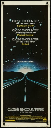 4k0246 CLOSE ENCOUNTERS OF THE THIRD KIND insert 1977 Steven Spielberg sci-fi classic!