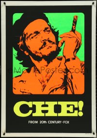 4k0386 CHE Italian 1sh 1969 completely different day-glo art of Omar Sharif as Guevara by Nistri!