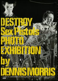 4k0584 DESTROY SEX PISTOLS PHOTO EXHIBITION exhibition Japanese 2004 Sid Vicious and Johnny Rotten!