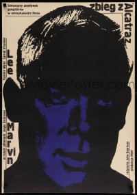 4k0382 POINT BLANK Polish 23x33 1970 cool Zelek art of Lee Marvin, John Boorman film noir!