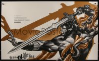 4k0451 CONAN THE BARBARIAN signed #191/225 24x36 art print 2013 by Martin Ansin, Mondo, variant ed.!