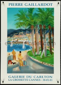 4k0305 PIERRE GAILLARDOT GALERIE DU CARLTON 25x35 French museum/art exhibition 1981 Cannes art!