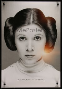 4k0485 PRINCESS LEIA #4311/8000 13x19 special poster 2017 Carrie Fisher, may the force be with you!