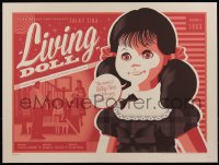 4k0505 TWILIGHT ZONE #119/230 18x24 art print 2015 Living Doll, Tom Whalen art, regular edition!