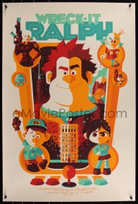 4k0482 WRECK-IT RALPH #398/430 24x36 art print 2013 Mondo, art by Tom Whalen, regular edition!