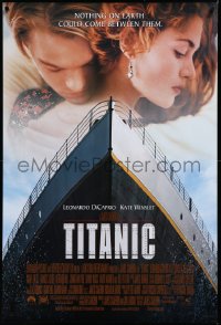 4k0967 TITANIC DS 1sh 1997 Leonardo DiCaprio, Kate Winslet, directed by James Cameron!