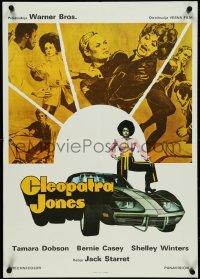 4k0220 CLEOPATRA JONES Yugoslavian 20x28 1974 dynamite Tamara Dobson is the hottest super agent!