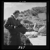 4m0337 BIRDS camera original 2.25x2.25 negative 1963 script supervisor Peggy Robertson candid!