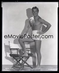 4m0374 BUSTER CRABBE #2 camera original 8x10 negative 1936 Paramount portrait modeling swimsuit!