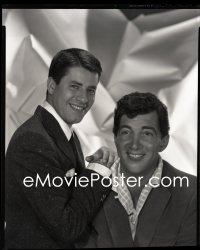 4m0380 DEAN MARTIN/JERRY LEWIS camera original 8x10 negative 1950s great portrait of the comedy team!