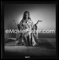 4m0333 DR. NO camera original 2.25x2.25 negative 1962 sexy Ursula Andress posing in kimono!