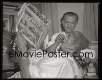 4m0401 HOUSE OF DRACULA camera original 8x10 negative 1945 Jack Pierce & Glenn Strange with comics!