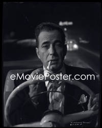 4m0404 IN A LONELY PLACE camera original 8x10 negative 1950 Humphrey Bogart smoking in convertible!