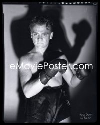 4m0405 IRISH IN US camera original 8x10 negative 1935 James Cagney wearing boxing gloves & trunks!