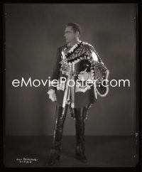 4m0407 JOHN BARRYMORE camera original 8x10 negative 1929 portrait in costume from General Crack!