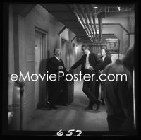 4m0349 TORN CURTAIN camera original 2.25x2.25 negative 1966 Newman & Hitchcock talking off camera!