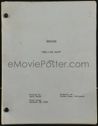 4m0101 BEWITCHED TV revised final draft script Dec 28, 1969 screenplay by Mayer, Just a Kid Again!