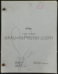 4m0103 BEWITCHED TV revised final draft script Sep 4, 1969 screenplay by Jurist, Bunny for Tabitha!