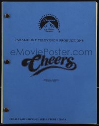 4m0111 CHEERS TV revised final draft script Aug 9, 1982 screenplay by Glen & Les Charles, Sam at Eleven!