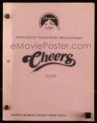 4m0113 CHEERS TV first draft script September 7, 1983, screenplay by David Angell, Old Flames!