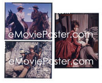 4m0254 BANDOLERO group of 3 4x5 transparencies 1968 sexy cowgirl Raquel Welch & Dean Martin!