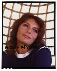 4m0233 JACQUELINE BISSET 4x5 transparency 1968 head & shoulders portrait of the beautiful actress!