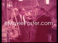 4m0259 LEFT HAND OF GOD group of 3 4x5 transparencies 1955 Humphrey Bogart, Gene Tierney, candids!