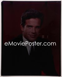 4m0167 WARREN BEATTY 16x20 transparency 1960s handsome head & shoulders portrait in suit & tie!