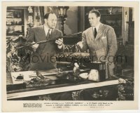 4p1211 CAPTAIN AMERICA 8.25x10.25 still 1944 Lionel Atwill examining cane, Dick Purcell w/o costume!