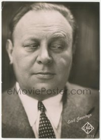 4p1239 EMIL JANNINGS German 6.5x9.25 still 1930 close up when he was making Liebling der Gotter!