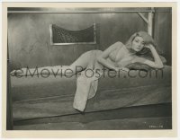 4p1250 FROM RUSSIA WITH LOVE 8x10.25 still 1964 barely-dressed sexy Daniela Bianchi on couch!