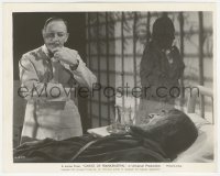 4p1258 GHOST OF FRANKENSTEIN 8x10.25 still 1942 Lionel Atwill stares at Bela Lugosi as Ygor in bed!