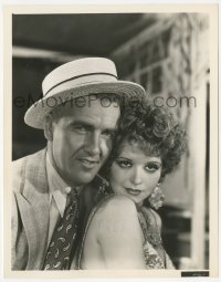 4p1269 HOOPLA 8x10.25 still 1933 great posed portrait of sexy Clara Bow & Preston Foster!