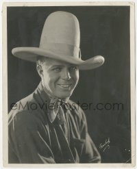 4p1270 HOOT GIBSON deluxe 8x10 still 1920s incredible smiling cowboy portrait by Freulich!