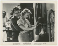 4p1291 KILLER'S KISS 8x10 still 1955 c/u of Jamie Smith & Irene Kane, early Stanley Kubrick noir!