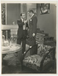 4p1299 LITTLE CAESAR 8x10 key book still 1930 Edward G. Robinson points finger at Douglas Fairbanks Jr.!